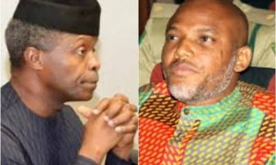 Biafra: 'Ask Buhari Govt Where VP Osinbajo Is' - Nnamdi Kanu Tells PDP