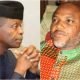 Biafra: 'Ask Buhari Govt Where VP Osinbajo Is' - Nnamdi Kanu Tells PDP