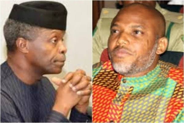 Biafra: 'Ask Buhari Govt Where VP Osinbajo Is' - Nnamdi Kanu Tells PDP