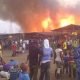 Fire Guts Storey Building In Lagos