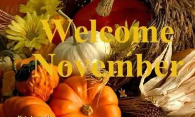 100 Happy New Month Messages, Wishes, Prayers For November 2019