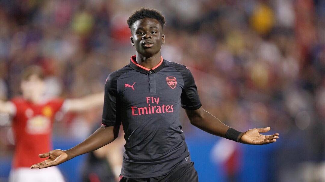 Arsenal players Saka, Martinelli on the 2021 Golden Boy short list