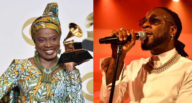 Burna Boy and Angelique Kidjo