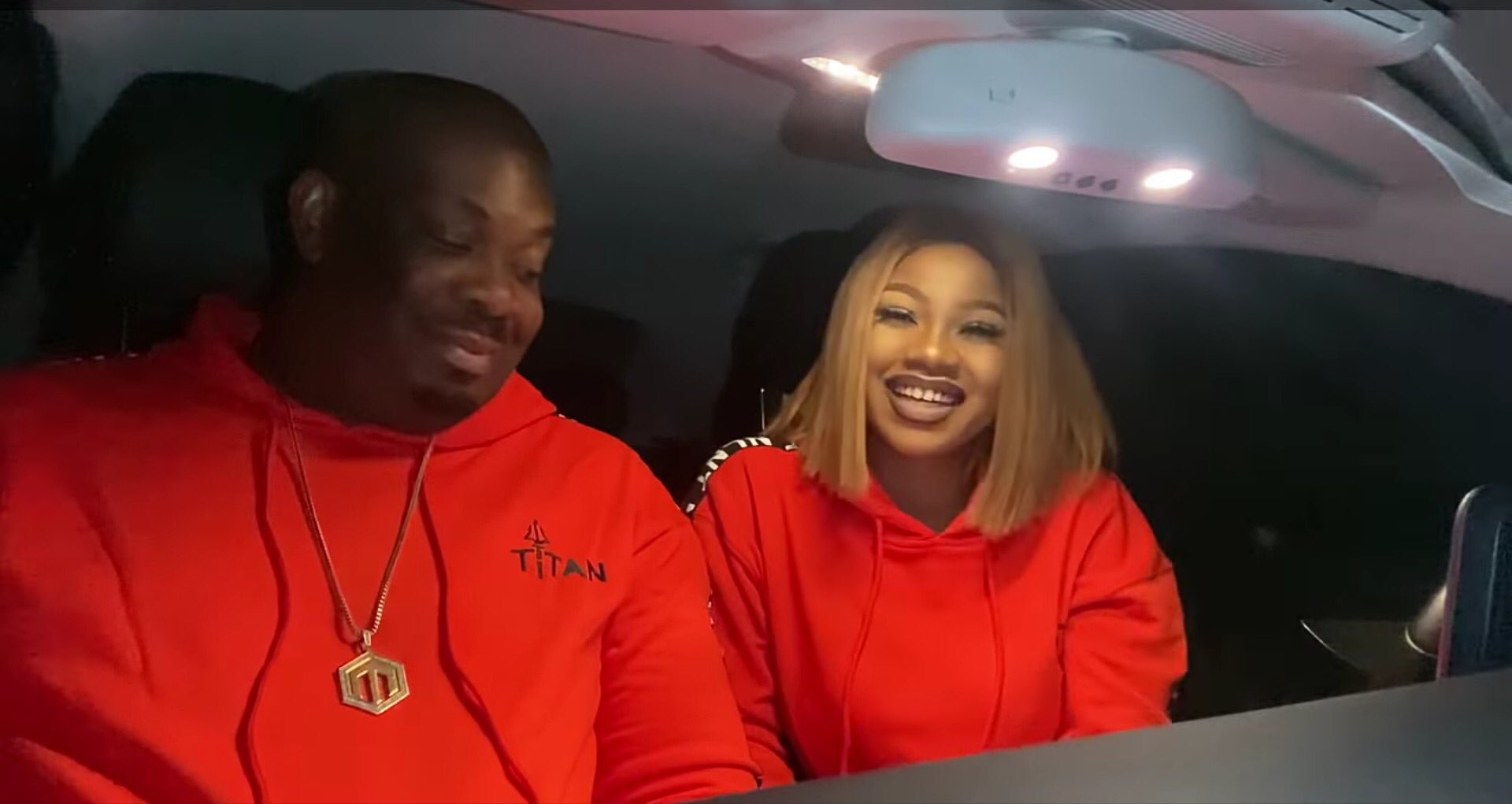 Tacha and Don Jazzy