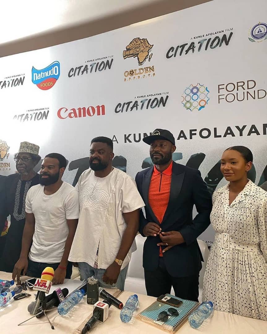 Temi Otedola and Kunle Afolayan