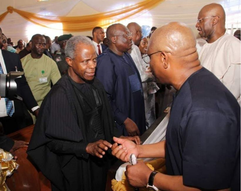 Vice President Osinbajo, Gov. Wike, Other Top APC, PDP Leaders Meet (Photos)