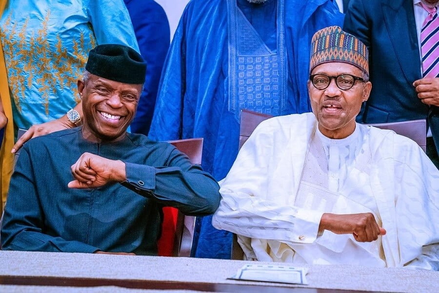 Reactions As Osinbajo Tells Buhari About His Presidential Ambition