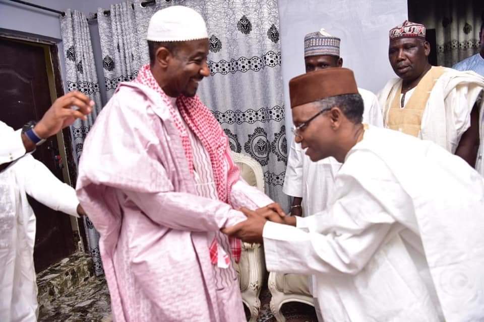 Breaking: Governor El-rufai Meets Dethroned Emir Sanusi