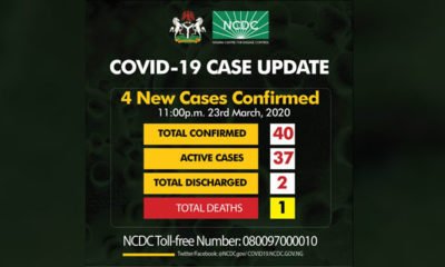 Breaking: Four Additional Cases Of Coronavirus Confirmed In Nigeria