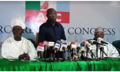 Why I Was Removed As APC National Chairman - Oshiomhole