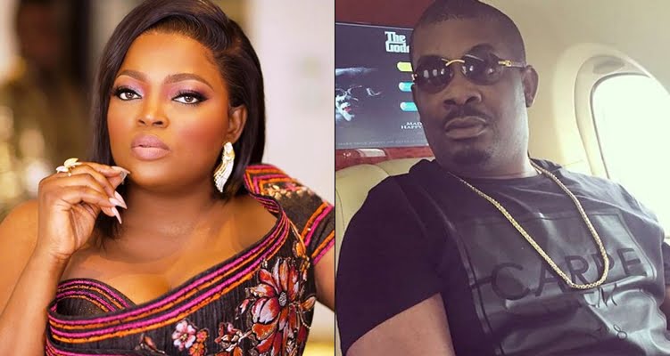 Funke Akindele and Don Jazzy