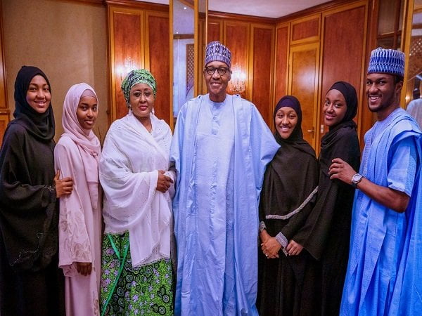 Buhari Celebrates Eid-el-Fitr At Aso Rock (Aso Rock)