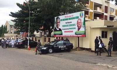 JUST IN: Police Unseal APC National Secretariat After NWC Dissolution