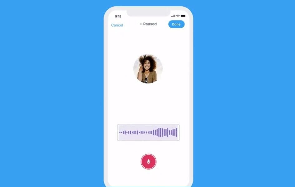 Twitter voice notes