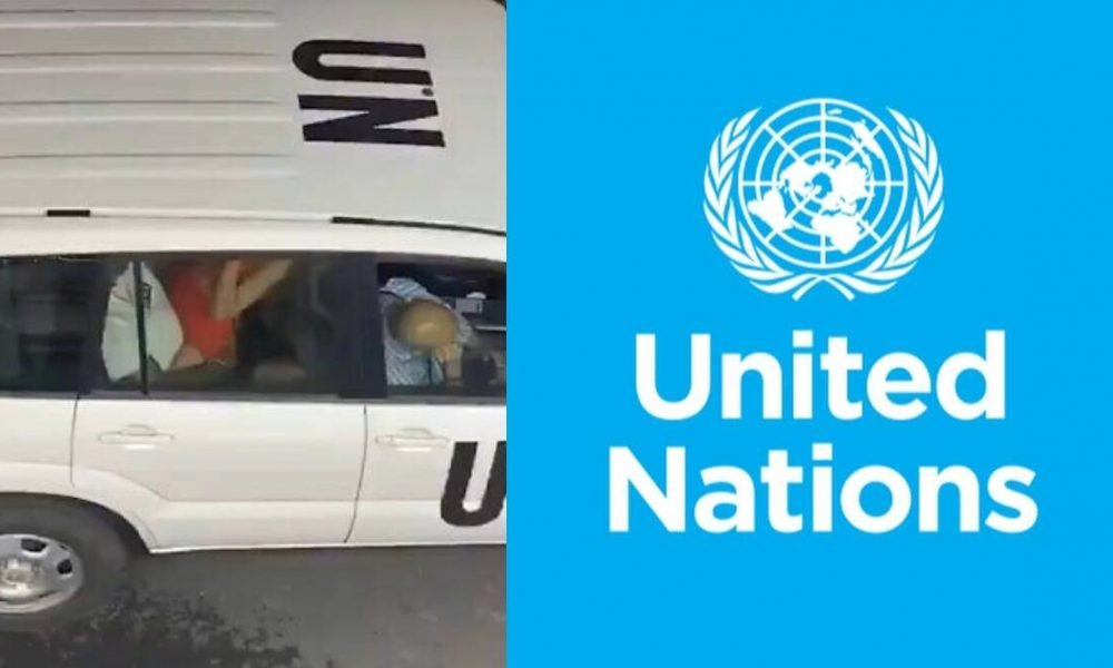 UN shocked by car sex incident