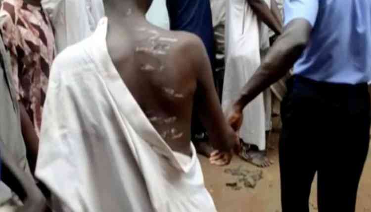 Children released from a Koranic school in Nigeria