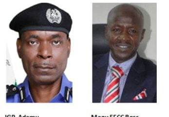 Finally, Nigeria Police States Position On Magu's Suspension As EFCC Chairman