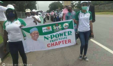 Just In: Aggrieved Npower Beneficiaries Protest In Abuja, Make Demands (Photos)