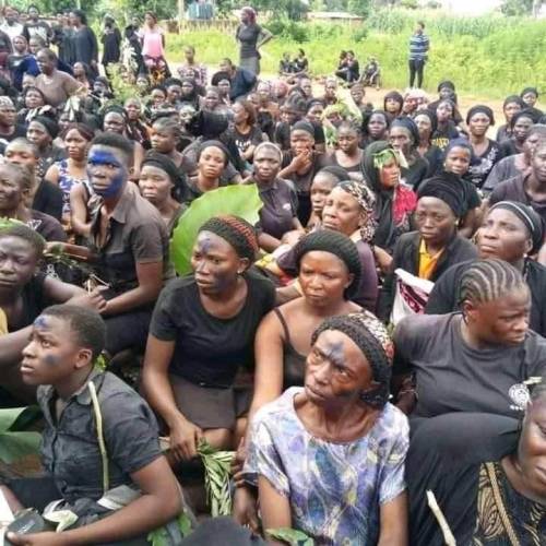 Women Protest Naked Against El-Rufai Over Killings In Southern Kaduna (Photos)