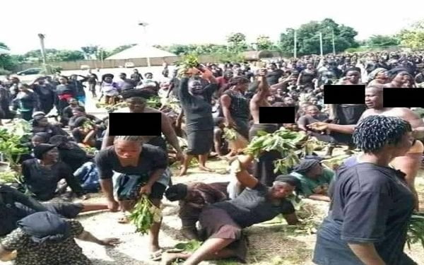 Women Protest Naked Against El-Rufai Over KillingsIn Southern Kaduna (Photos)