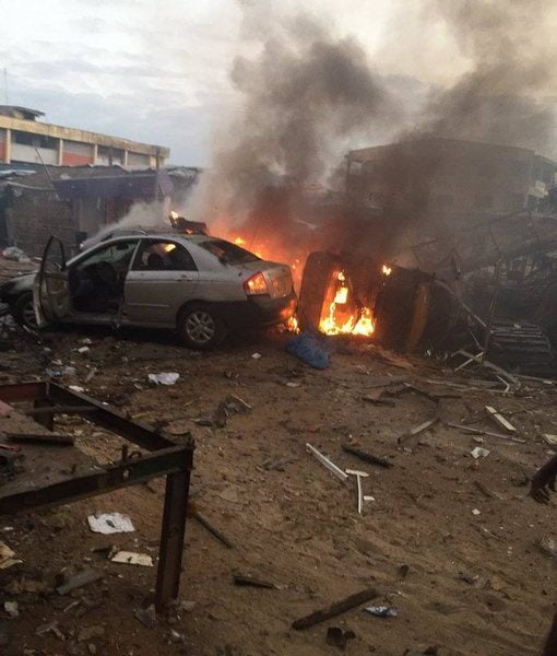 Breaking: Cooking Gas Explodes In Ajao Estate, Two Killed (Video)