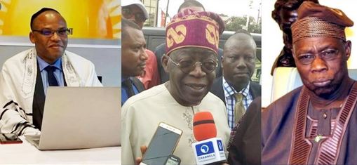 Biafra: Nnamdi Kanu Bombs Obasanjo, Tinubu Over Buhari's Govt