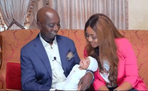 Finally, Regina Daniels And Ned Nwoko Reveal Baby’s Face (Video/Photos)