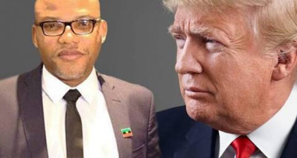 Biafra: Nnamdi Kanu Tables Fresh Request Before Trump's United States