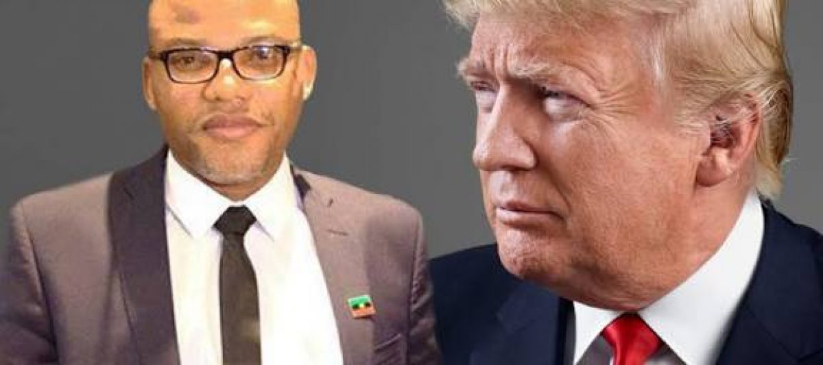 Biafra: Nnamdi Kanu Tables Fresh Request Before Trump's United States