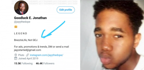 BREAKING: Student Detained For Creating Jonathan Parody Twitter Account Released
