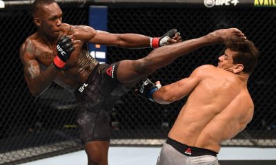 JUST IN: Israel Adesanya Defeats Paulo Costa Via TKO In #UFC253 (Video)