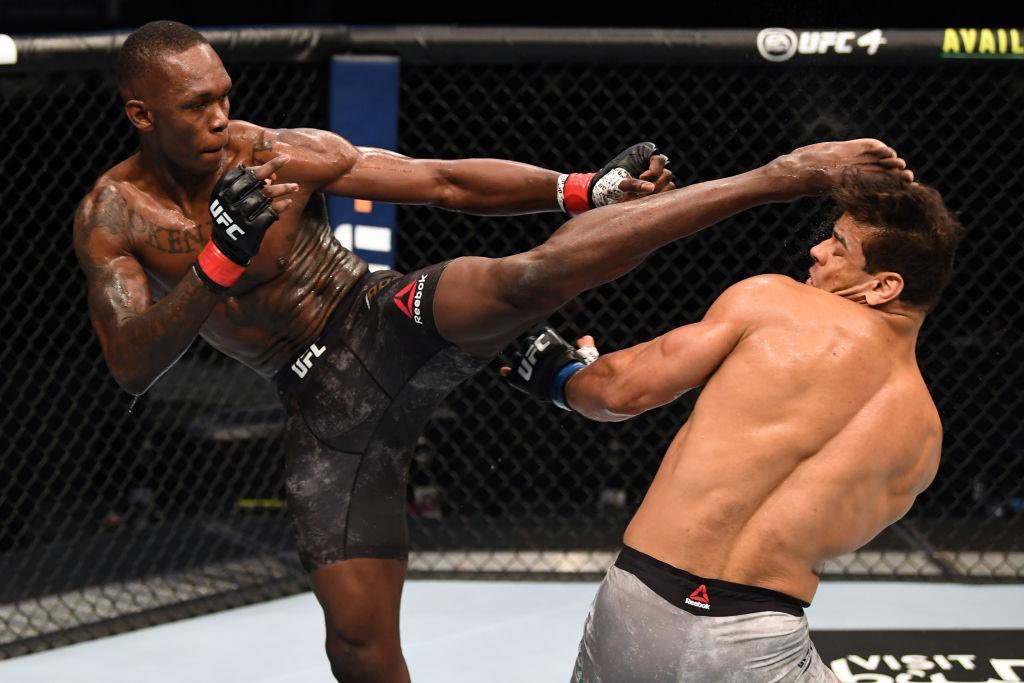 JUST IN: Israel Adesanya Defeats Paulo Costa Via TKO In #UFC253 (Video)