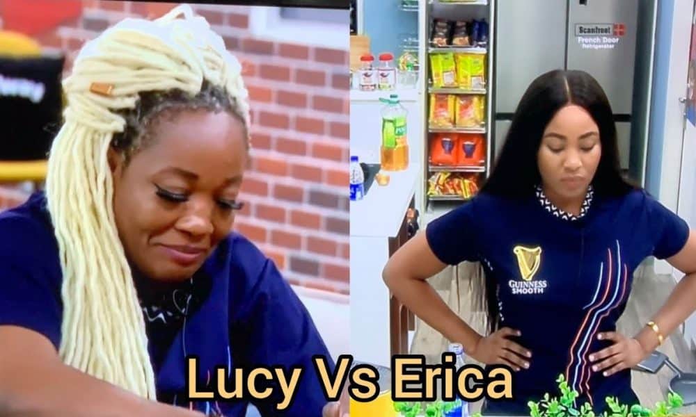 BBNaija: Lucy Roasts Erica, Says She Is Double-Faced