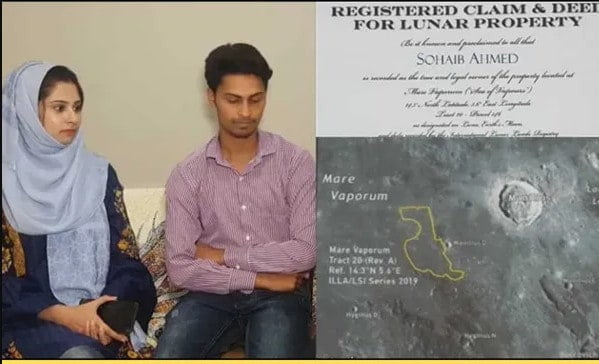 Pakistani Man Shocks All, Buys Land On Moon As Wedding Gift For Wife (Photos)