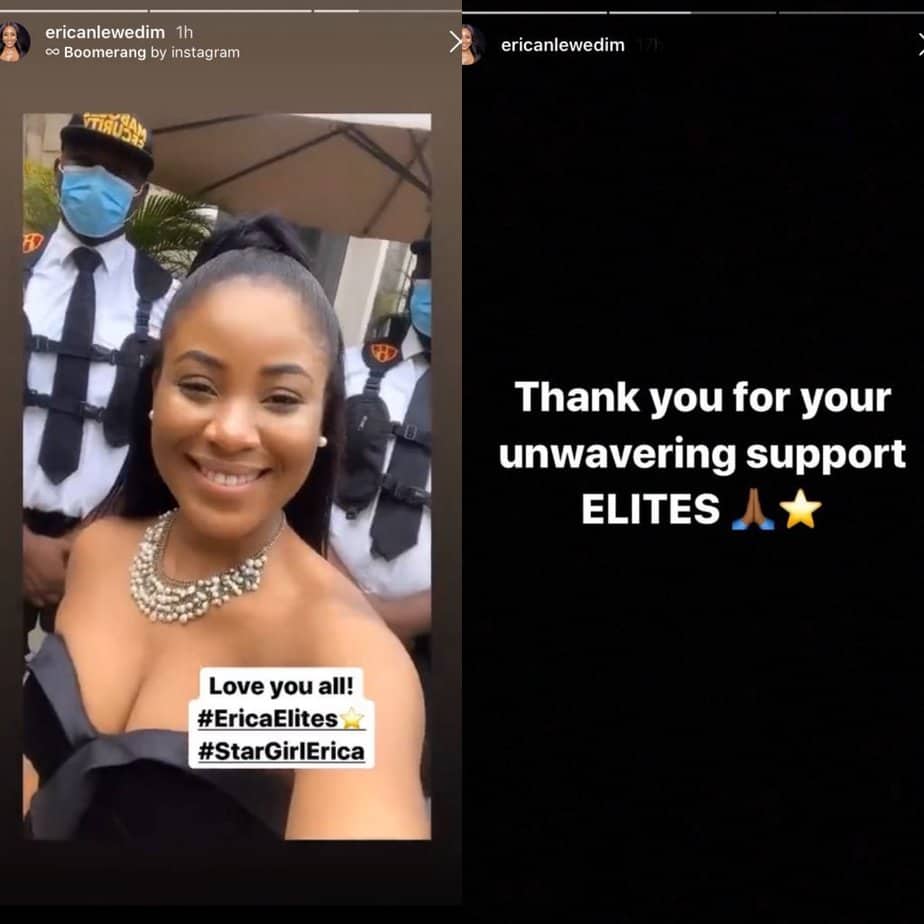 At Last, Erica Breaks Silence After Disqualification From BBNaija
