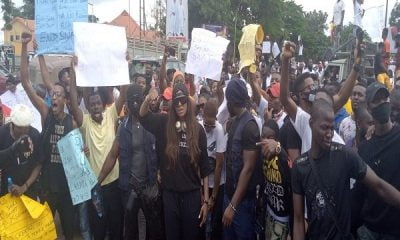 Angela Okorie, Other #ENDSARS Protesters Storm Ebonyi Govt House