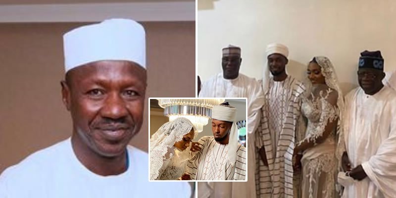 Suspended EFCC Chairman Magu 'Disgraced' At Atiku And Ribadu's Children Wedding