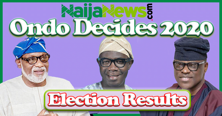 #OndoDecides2020: Ondo Election Results From Different LGAs