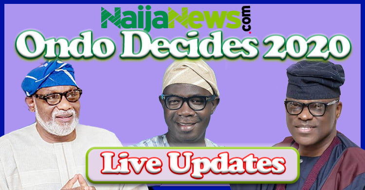 Live Updates: 2020 Ondo State Governorship Election