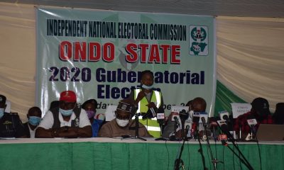 #OndoDecides2020: Results Of All 18 LGAs Announced By INEC