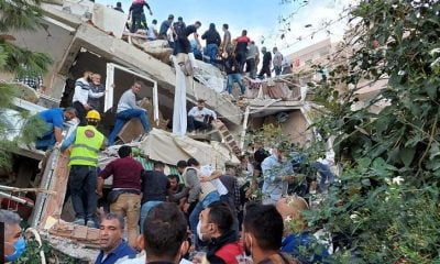 An earthquake has killed at least two people in neighboring Greece and Turkey