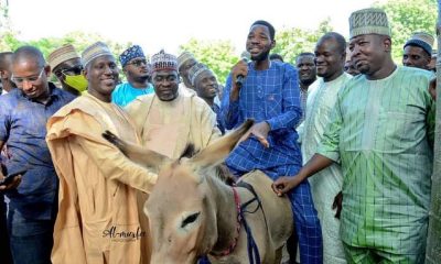 Kano Governor, Ganduje’s Aide Distributes Donkeys To Empower Youth In State