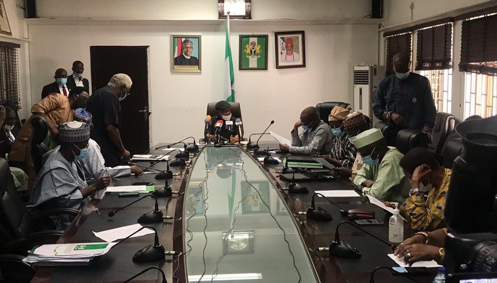 ASUU and Federal Government representatives at the negotiating table