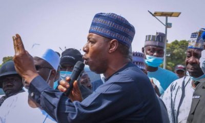 Governor Zulum was in Yimirshika, Azare, Sabon-Kasuwa and Shafa