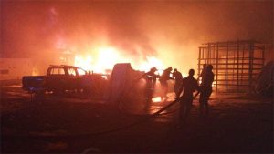 Fire Guts Nigerian Army Headquarters