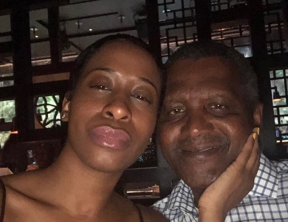 A lady identified as Bea Lewis has claimed she had dated Nigerian businessman and the richest man in Africa, Aliko Dangote.