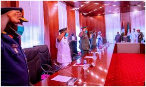 Details Of Buhari's Meeting With New Service Chiefs Emerge