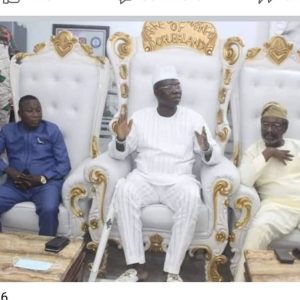 JUST IN: Sunday Igboho Meets Gani Adams [Photos]