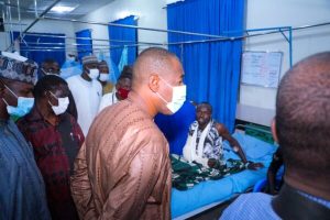 What Zulum Said During Visit To Maiduguri Blast Victims