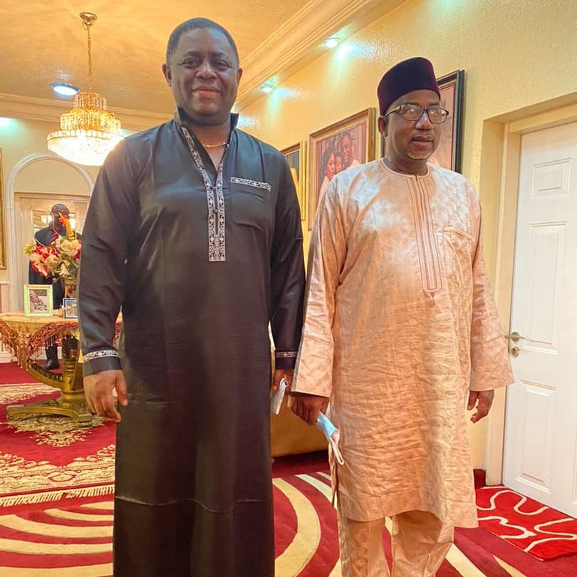 Bauchi State Governor, Mohammed Meets Former Minister, Fani-Kayode (Photos)